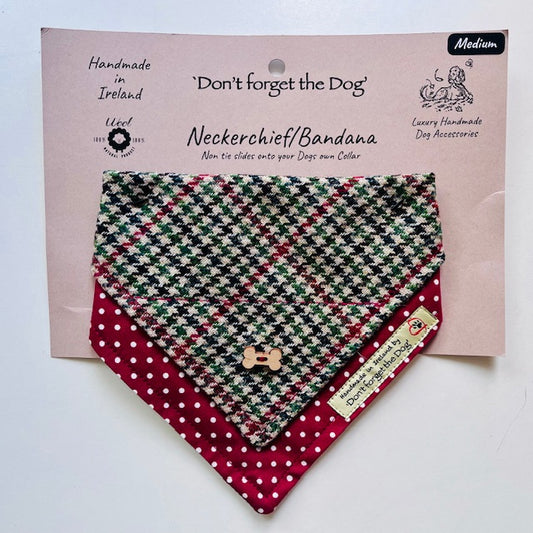 Houndstooth Neckerchief Bandana